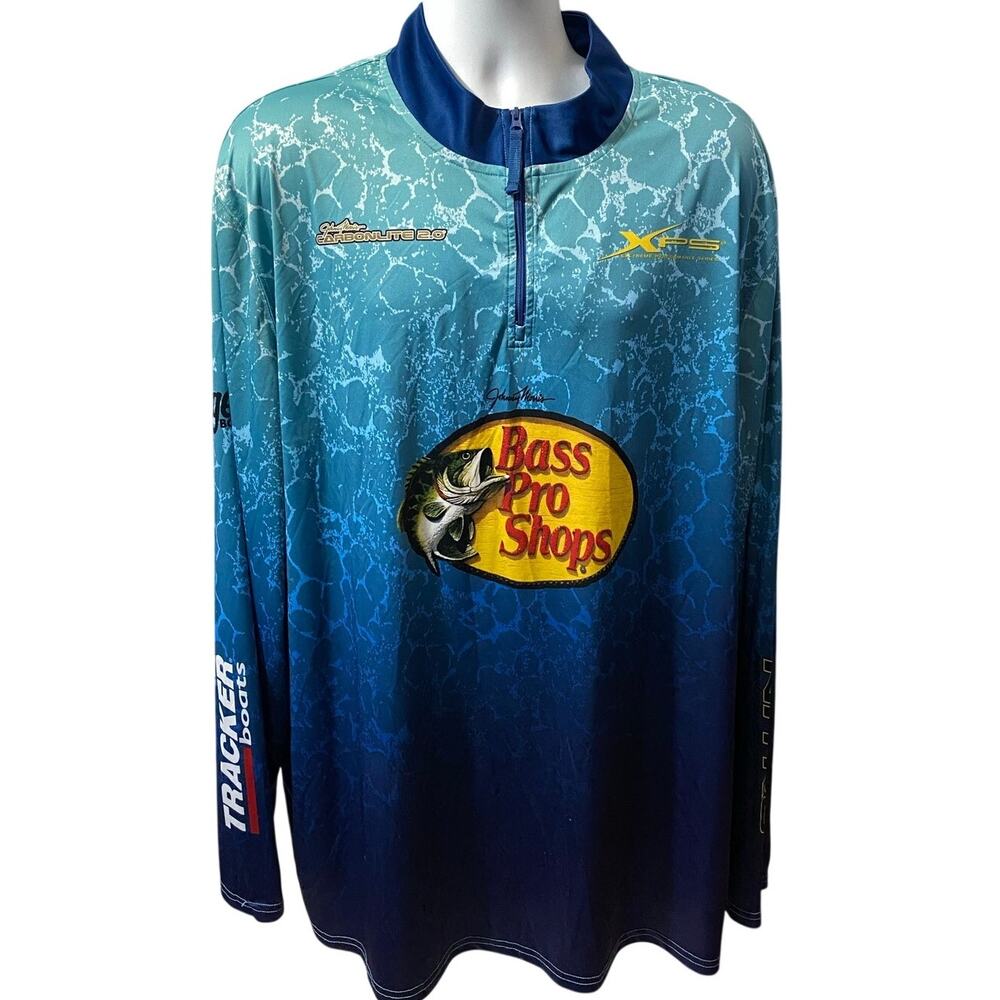 Bass Pro Shops long sleeve shirt size 3XL quarter zip fishing hunting camping